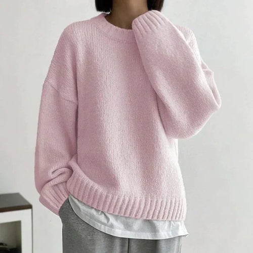 Drune | Pink Monochrome Pullover