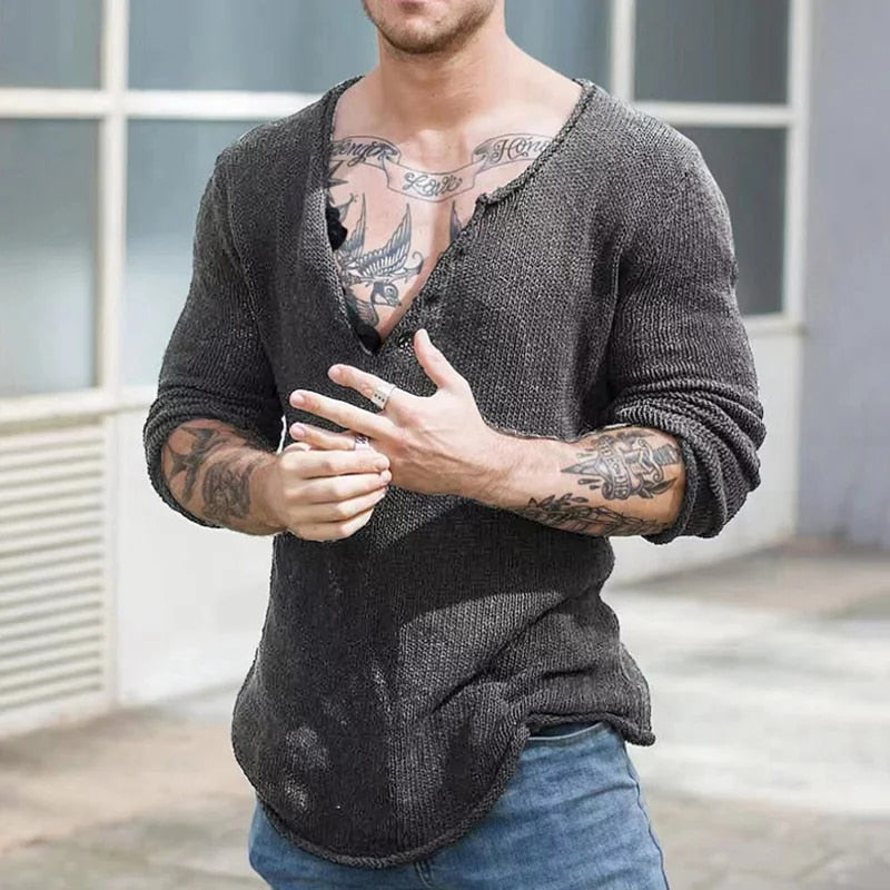 Drune - Lässiger Lockerer Pullover