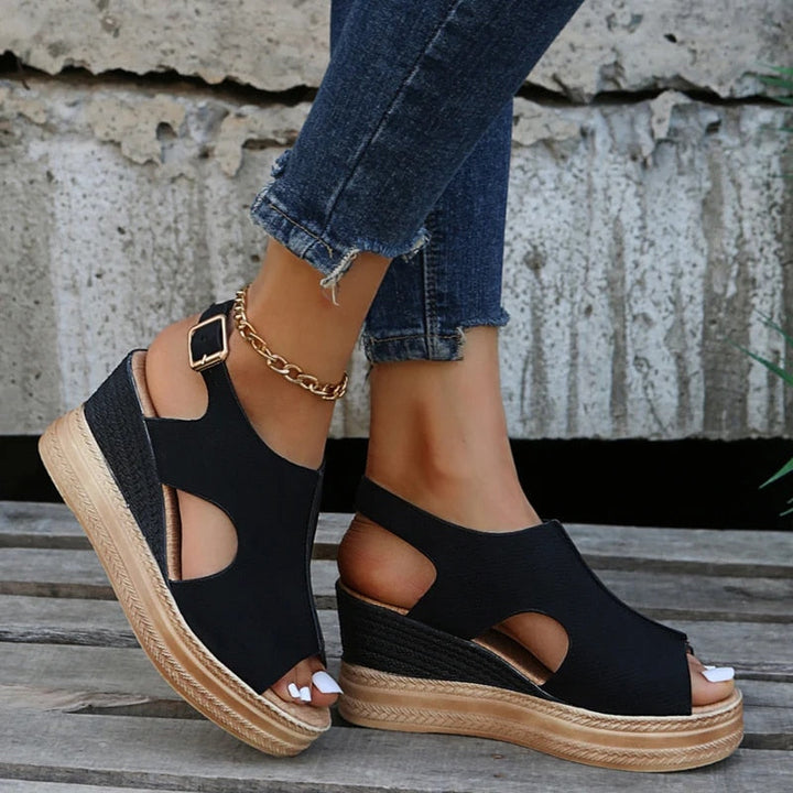 Drune | Schnallen Keilsandalen