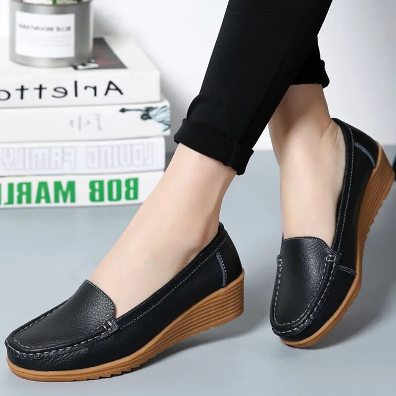 Drune - Lässige Wedge Loafers