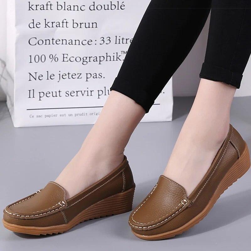 Drune - Lässige Wedge Loafers
