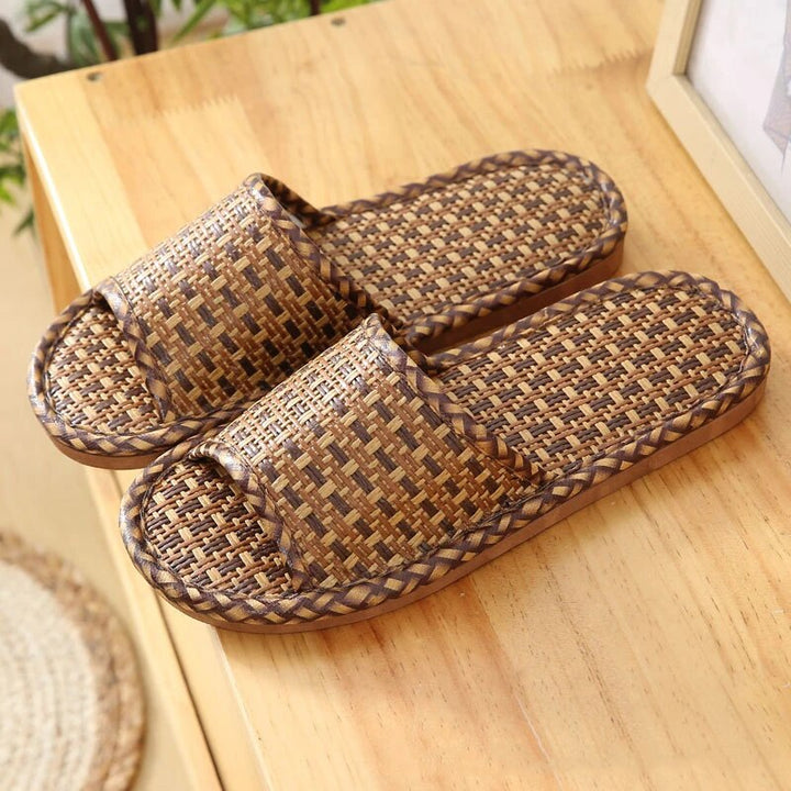 Drune - Bambus Rattan Pantoffel