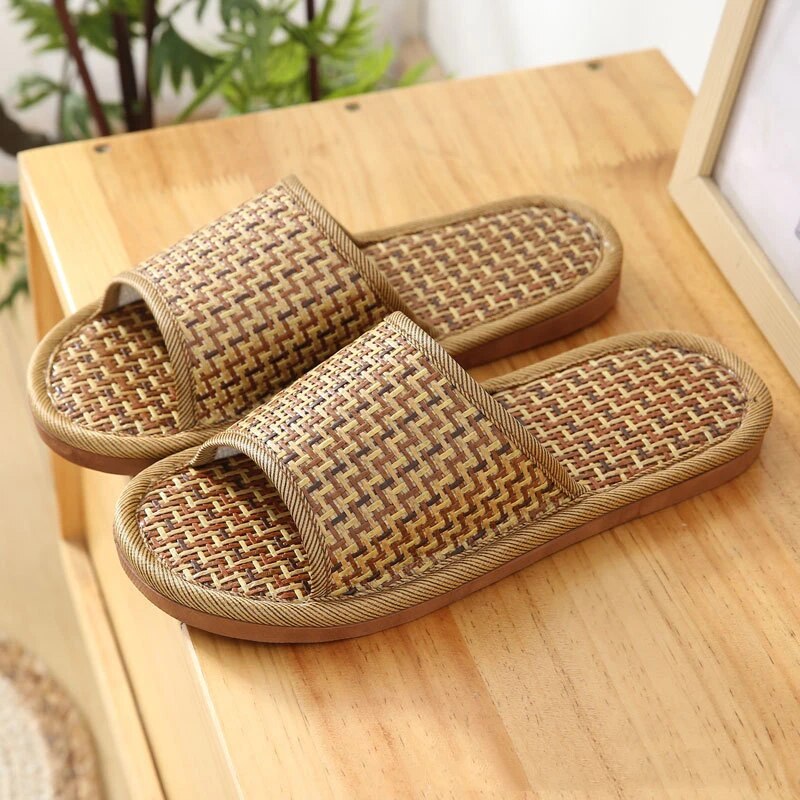 Drune - Bambus Rattan Pantoffel