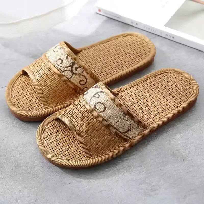 Drune - Bambus Rattan Pantoffel