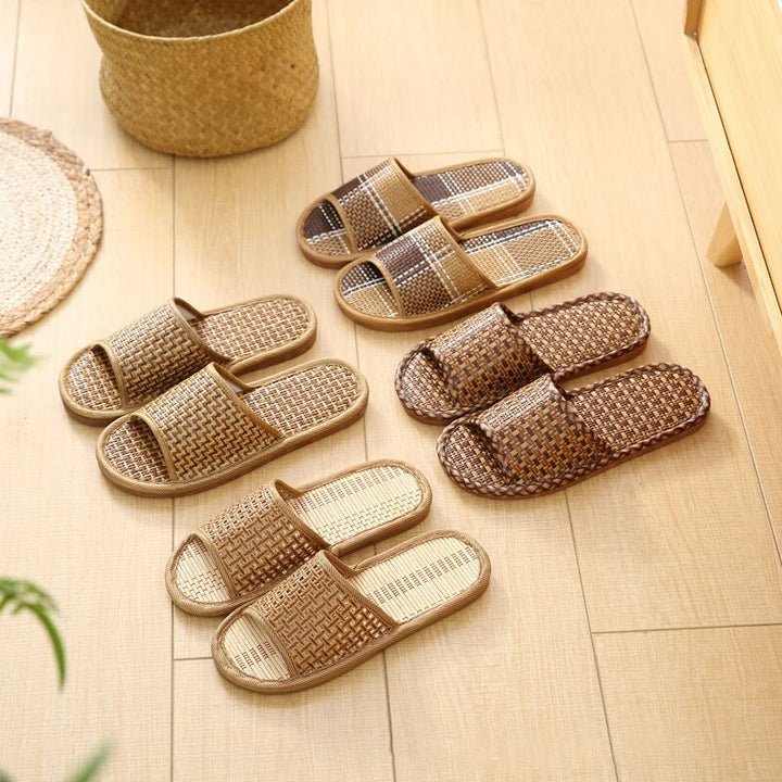 Drune - Bambus Rattan Pantoffel