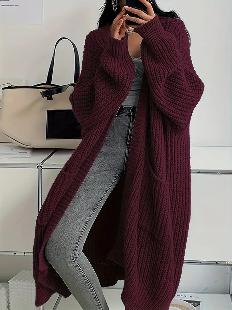 Drune | Zeitloser Komfort Offener Pullover