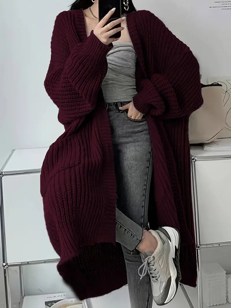 Drune | Zeitloser Komfort Offener Pullover