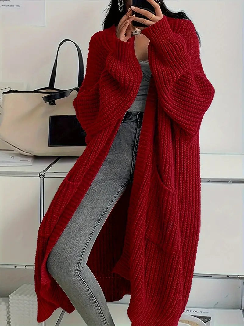 Drune | Zeitloser Komfort Offener Pullover