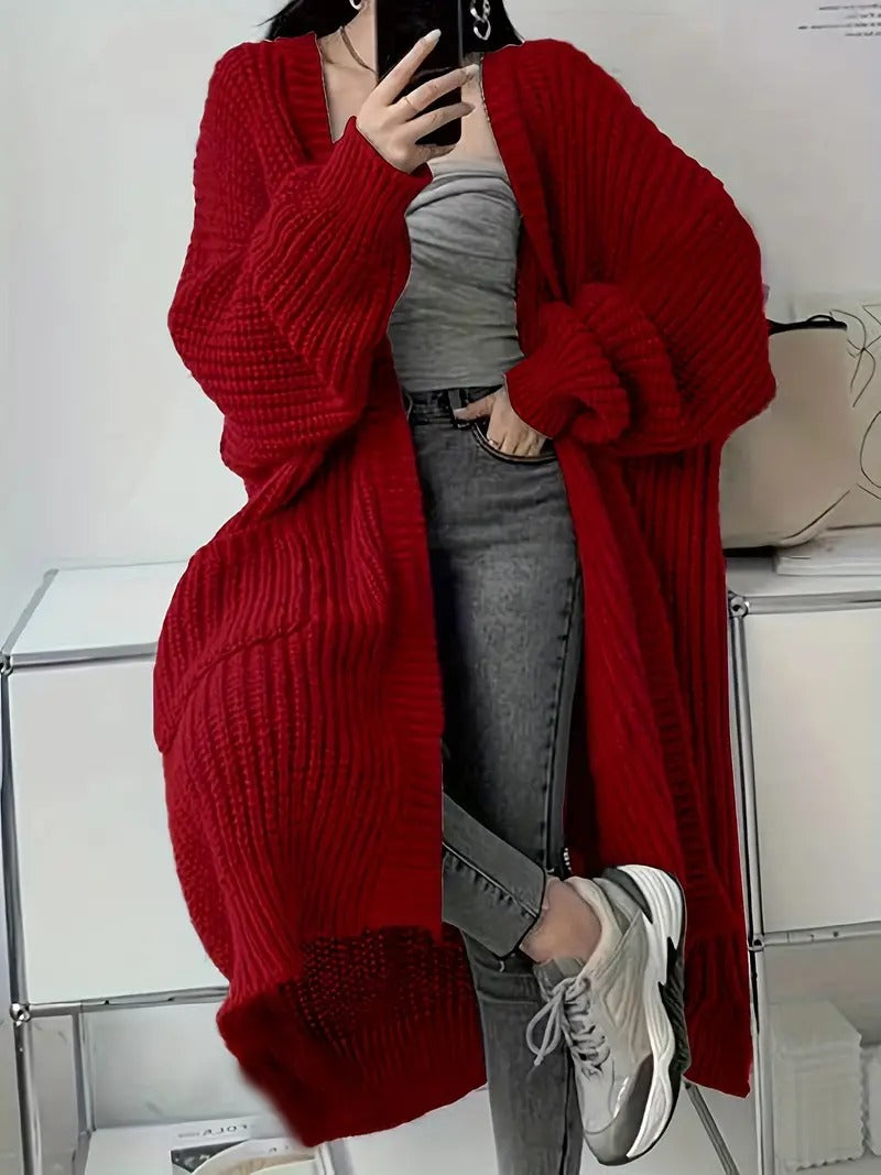 Drune | Zeitloser Komfort Offener Pullover