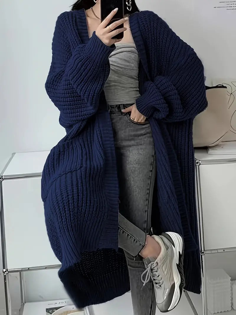 Drune | Zeitloser Komfort Offener Pullover
