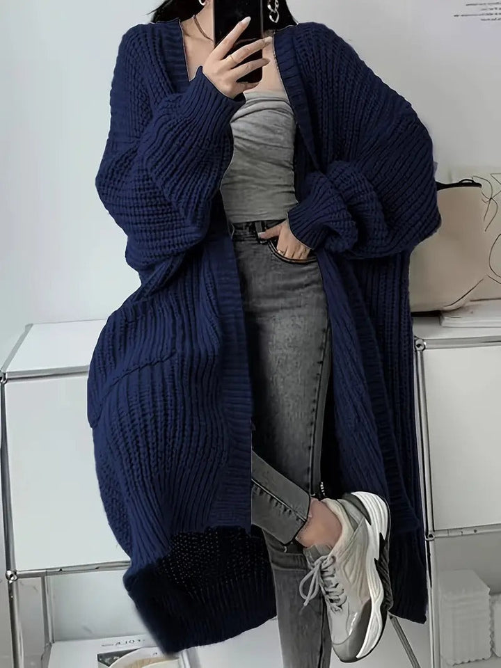 Drune | Zeitloser Komfort Offener Pullover