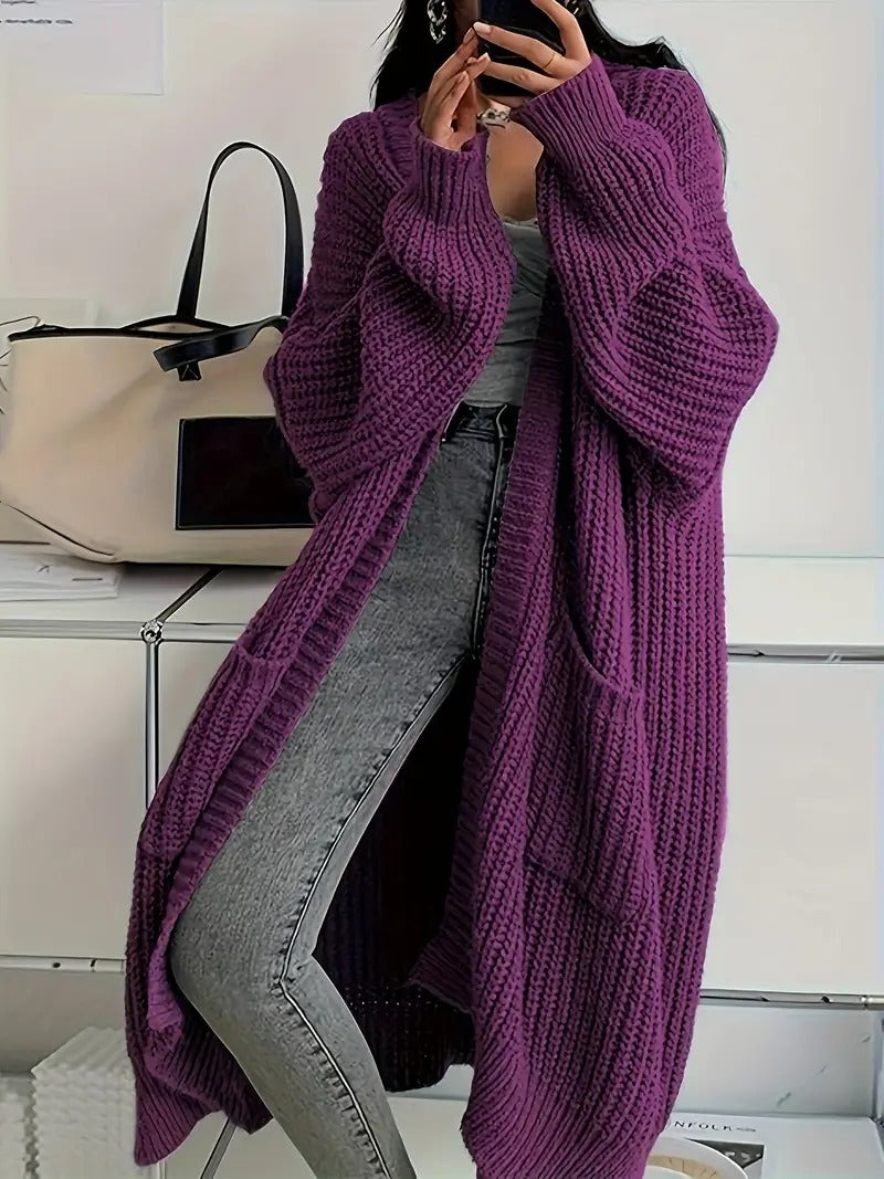 Drune | Zeitloser Komfort Offener Pullover