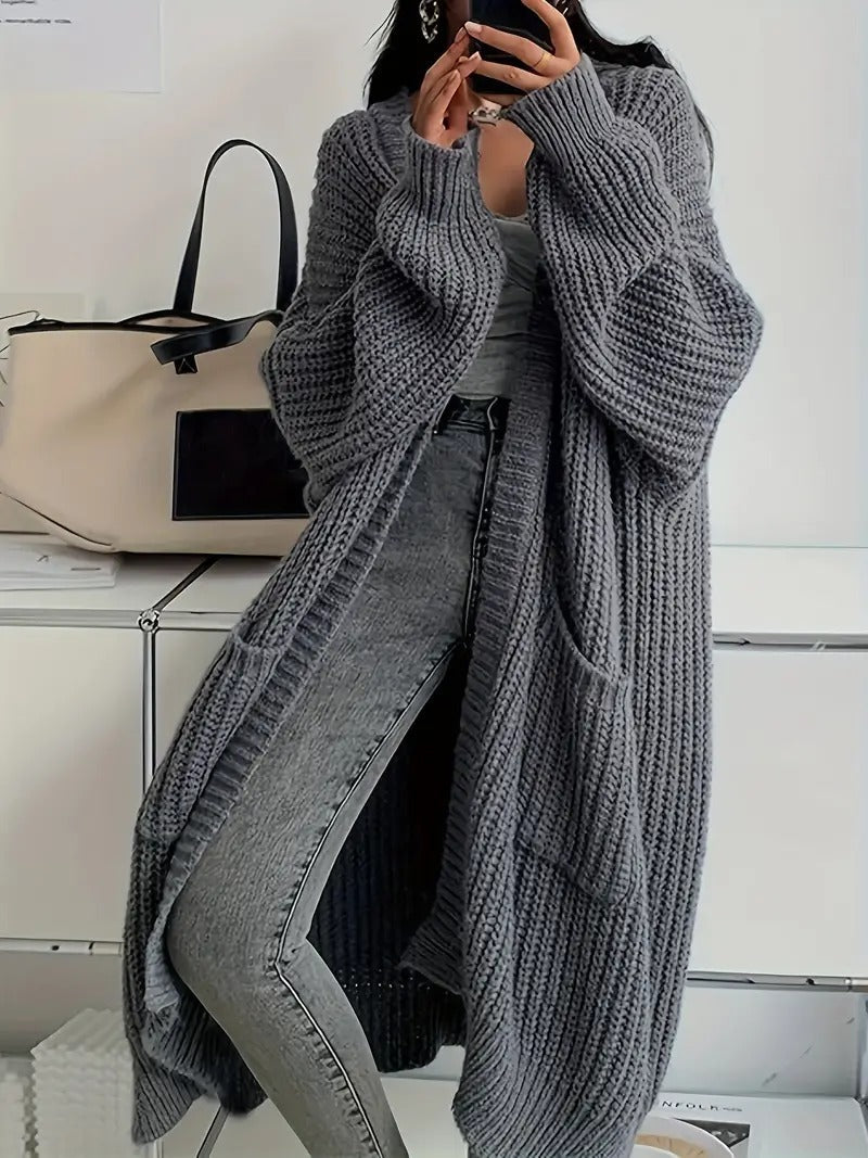 Drune | Zeitloser Komfort Offener Pullover