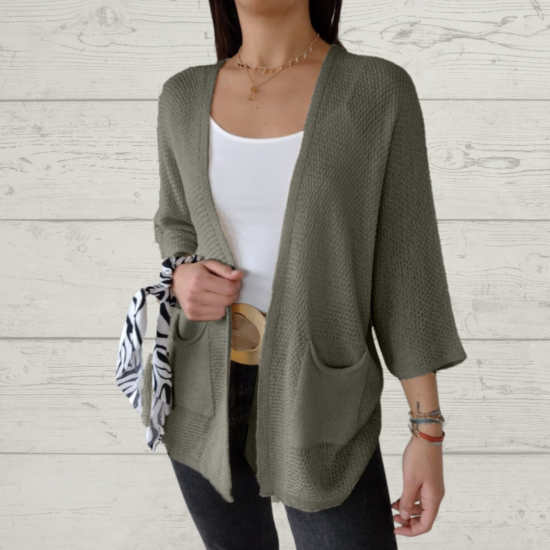 Drune | Lässige Strickjacke mit Stylischen Taschen