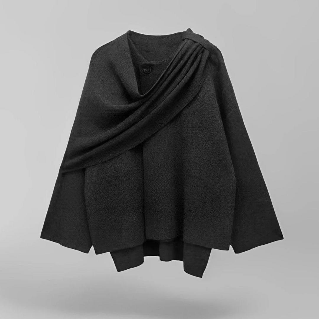 Drune | Stilvoller Poncho Mantel Lässig und Elegant