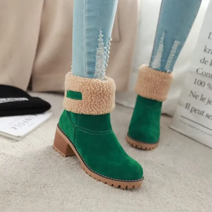 Drune | Stilvolle Warme Schneestiefel Aus Leder