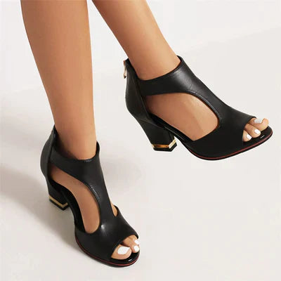 Drune | Sandalen Mit Orthopädischem Absatz