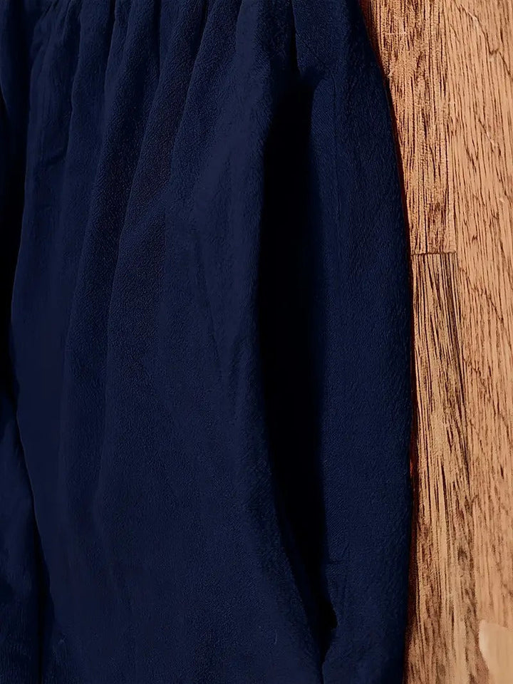 Drune | Raffinierte Leinen Sommerkleid mit Praktischen Taschen