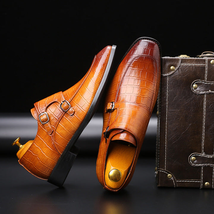 Drune | Atmungsaktive Leder Schuhe Mit Quadrater Spitze