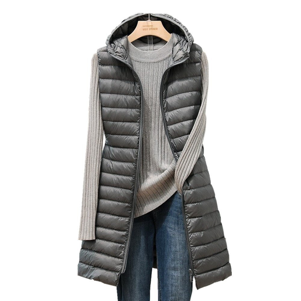 Drune | Modische gesteppte Jacke mit Kapuze