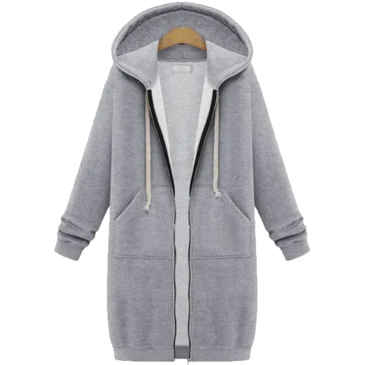 Drune | Lange Kapuzenjacke