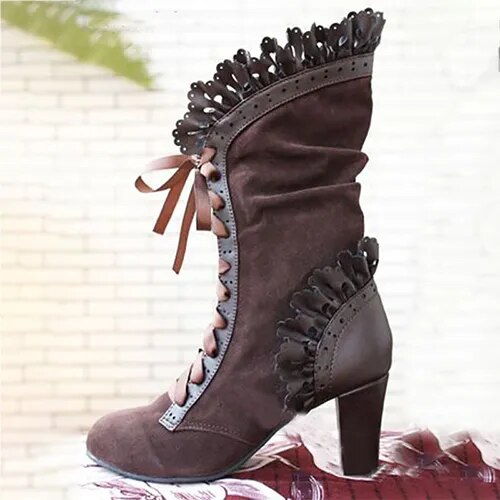 Drune | Stiefel mit Hohem Absatz