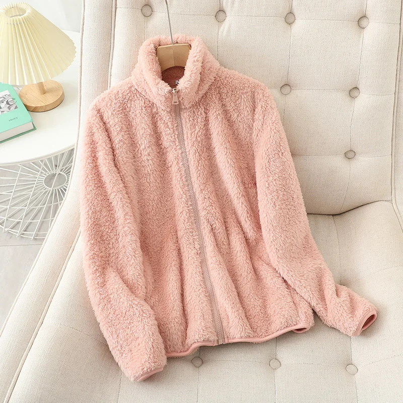 Drune | Fleecejacke - Weiches Korallenfleece - Lockere Passform - Wendbar - Hochgeschlossen