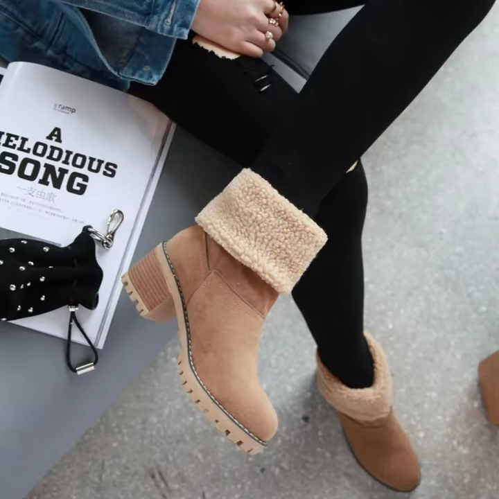 Drune | Stilvolle Warme Schneestiefel Aus Leder