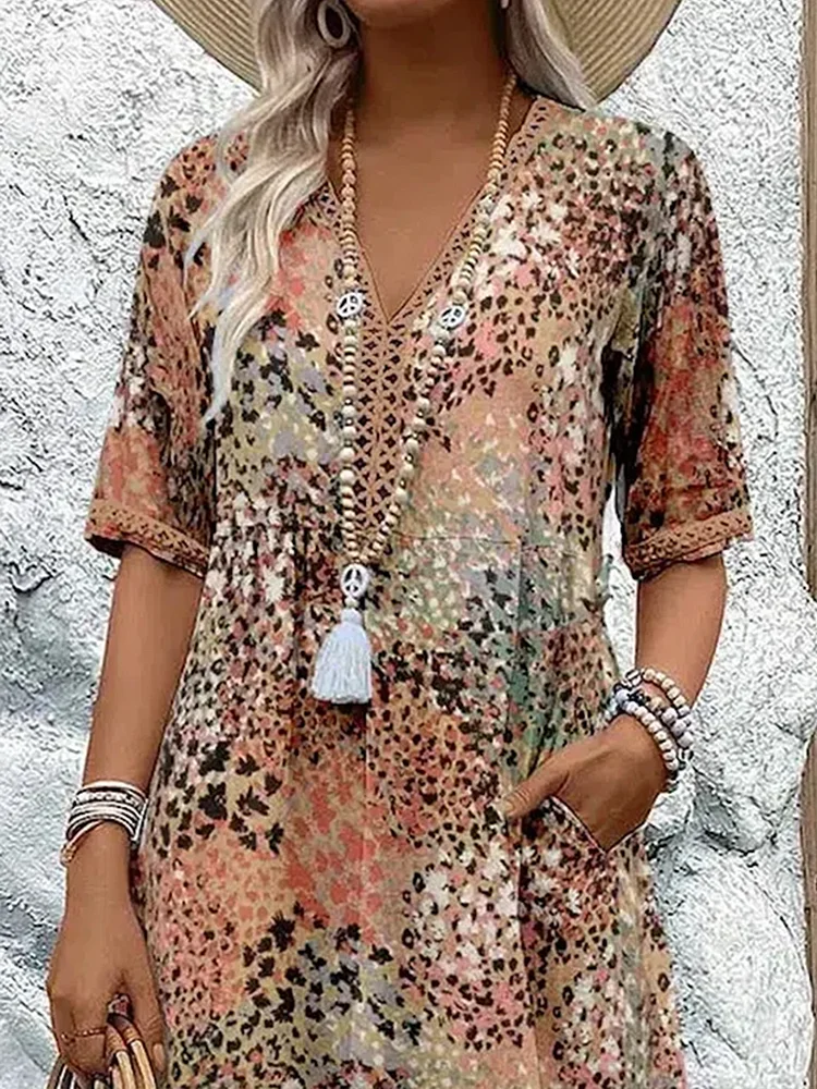 Drune | Vibrant Midi-Kleid