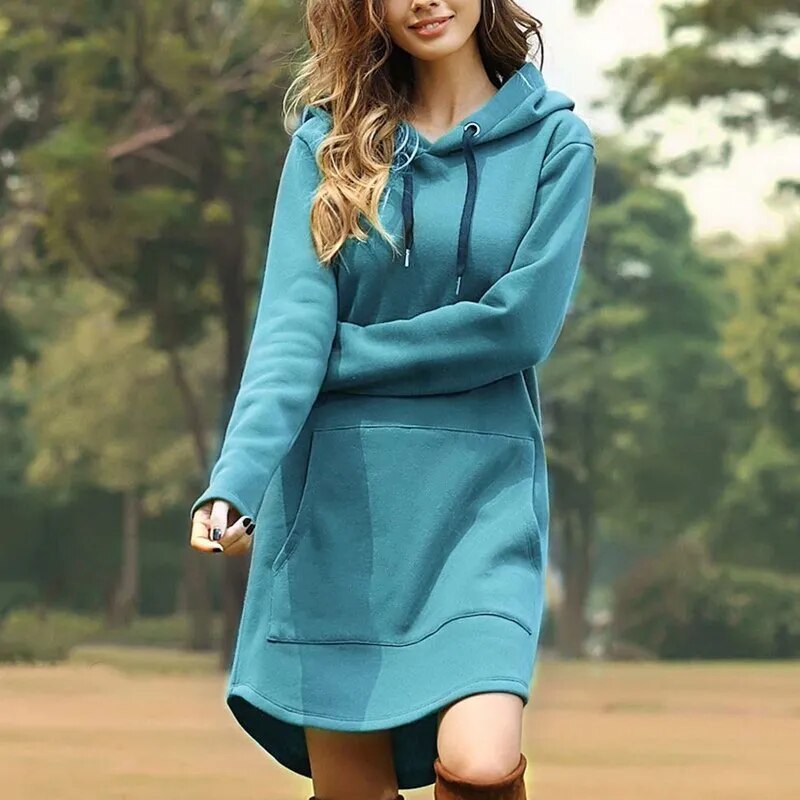 Drune | Gemütliches Hoodie-Kleid für Damen