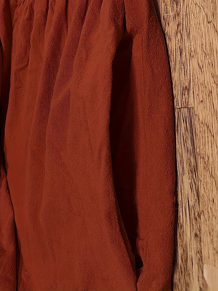 Drune | Raffinierte Leinen Sommerkleid mit Praktischen Taschen