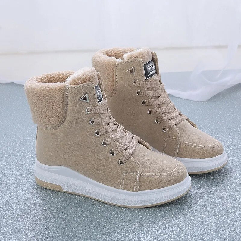 Drune | Flache Winter Knöchel Stiefel Für Damen - Perfekt für den Alltag