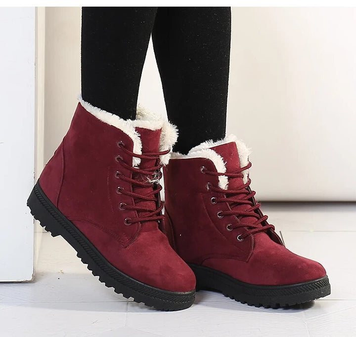 Drune | Rutschfeste Schnee Stiefel Mit Wolle Für Damen - Perfekt für Outdoor-Aktivitäten