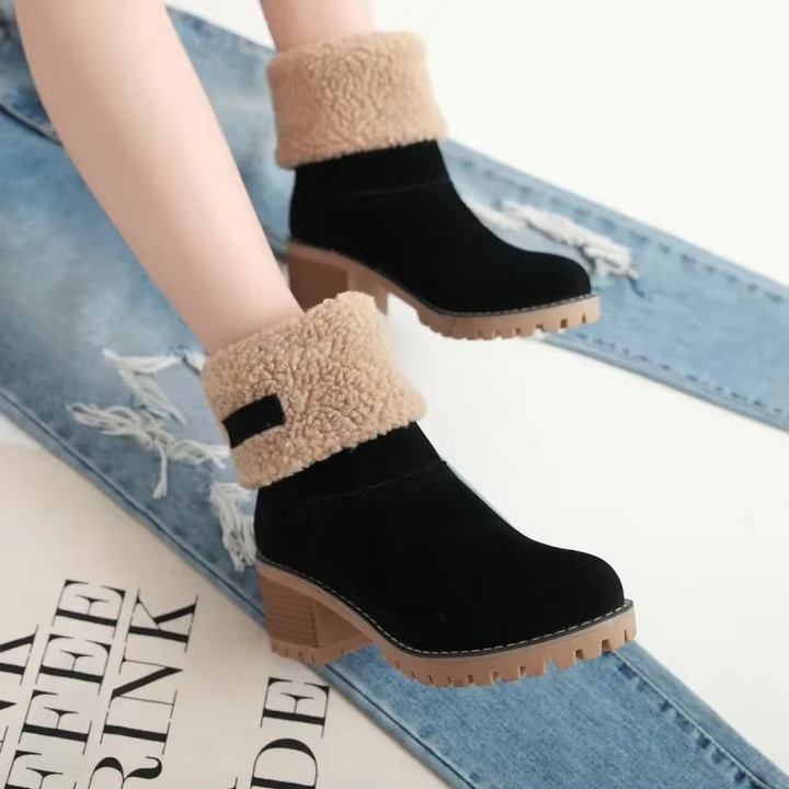 Drune | Stilvolle Warme Schneestiefel Aus Leder