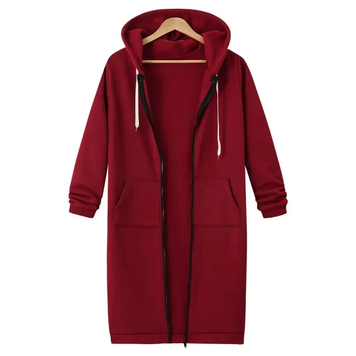 Drune | Lange Kapuzenjacke