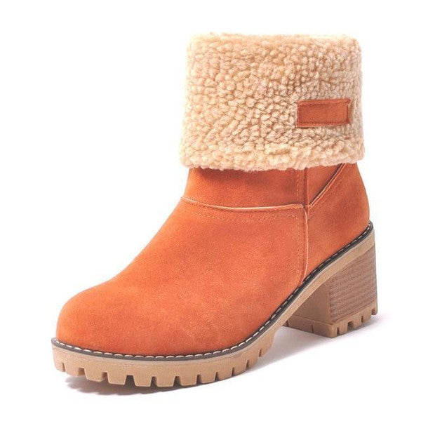 Drune | Stilvolle Warme Schneestiefel Aus Leder