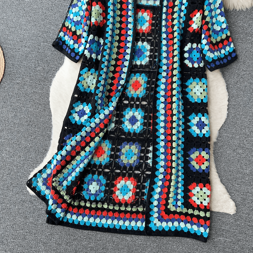 Drune | Langer Cardigan Chic Moderner Stil Ideal für den Frühling