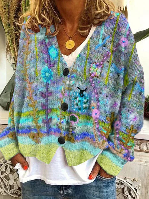 Drune | Colorful &amp; Stylish Printed Jacket with Buttons