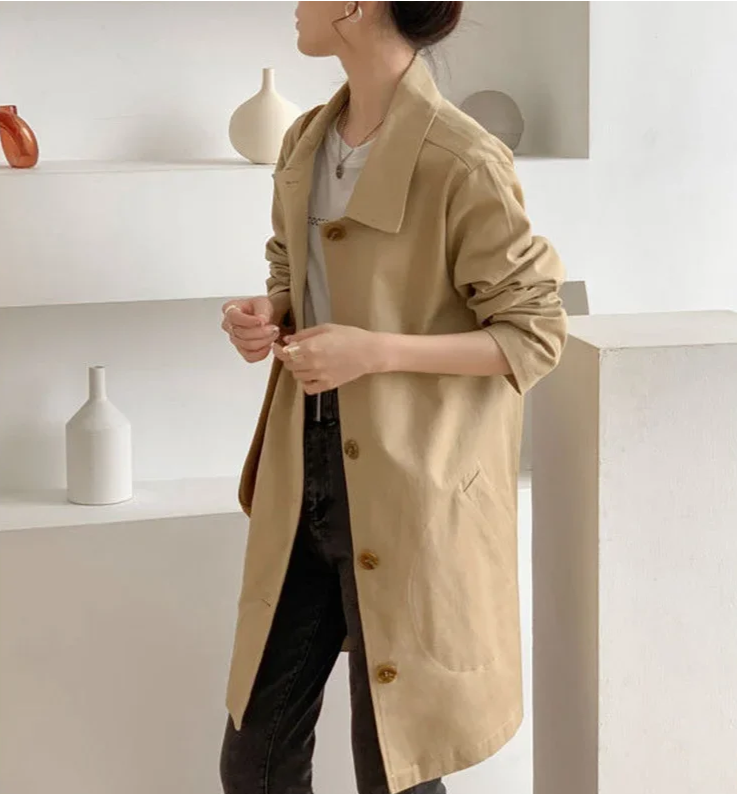 Drune | Stilvoller Langer Mantel