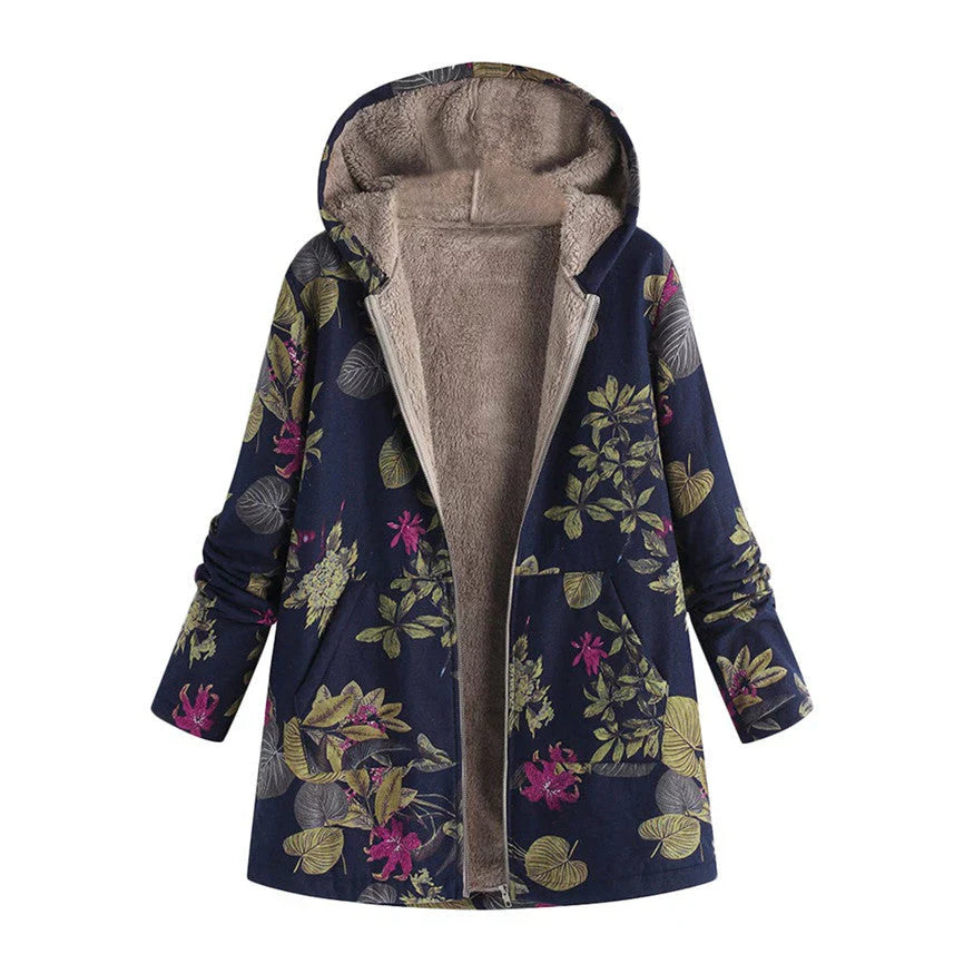 Drune | gemusterte jacke im vintage-stil