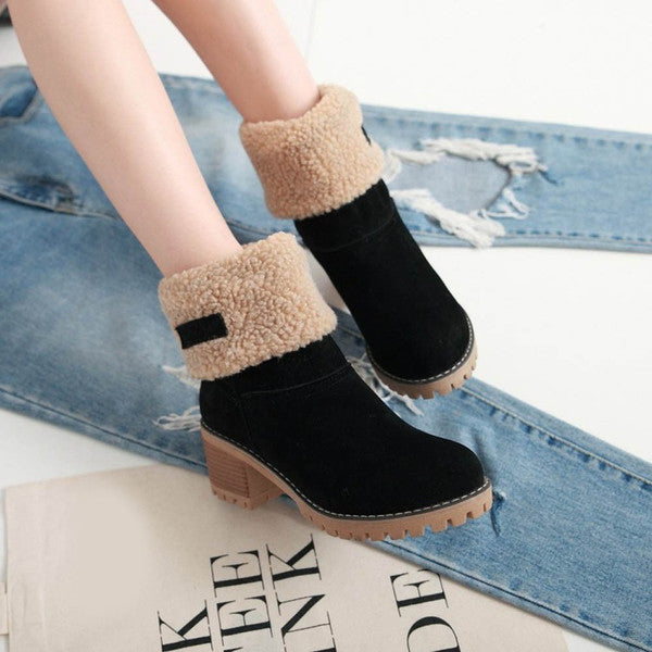 Drune | Stilvolle Warme Schneestiefel Aus Leder