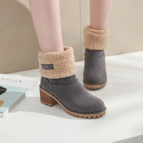 Drune | Stilvolle Warme Schneestiefel Aus Leder