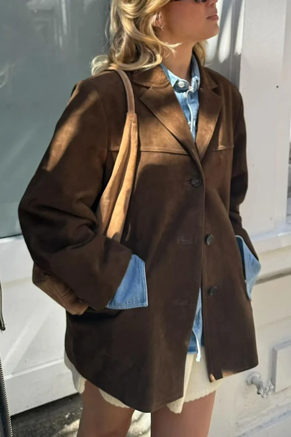 Drune | Modische Jacke mit klassischem Kragen und langen Ärmeln für einen stilvollen Auftritt