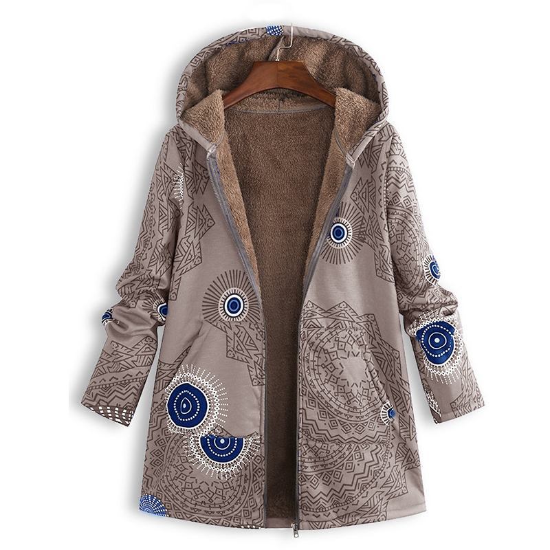 Drune | Vintage bedruckte Jacke