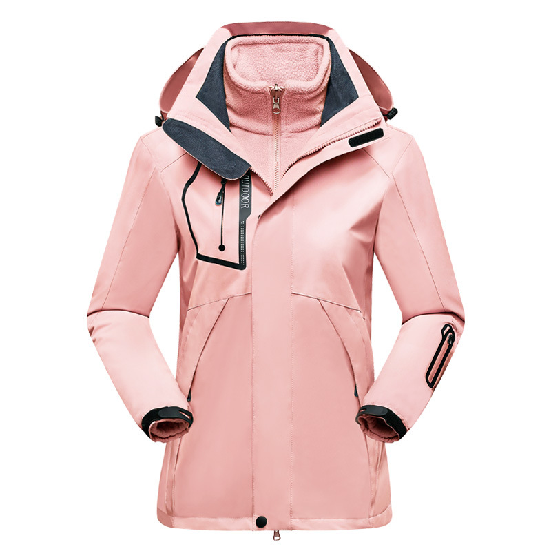 Drune | Outdoor-Jacke Wasserabweisend Schale Fleece Innenfutter 2-in-1 Design