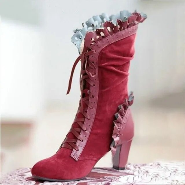 Drune | Stiefel mit Hohem Absatz