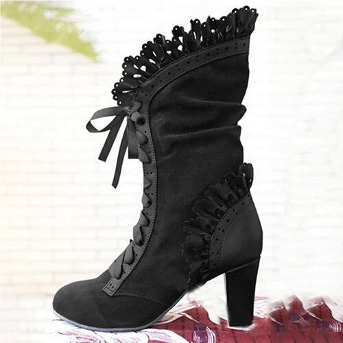 Drune | Stiefel mit Hohem Absatz