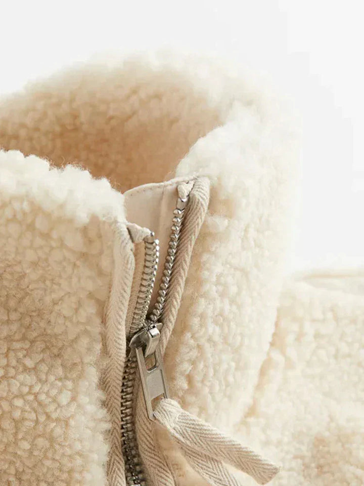 Drune - Warme Teddyjacke