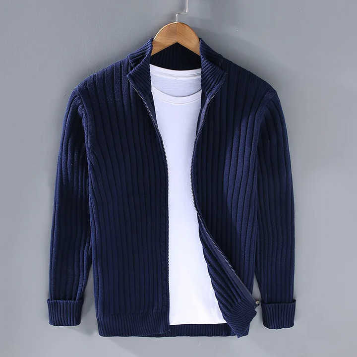 Drune | Rollkragenstrickjacke für Männer