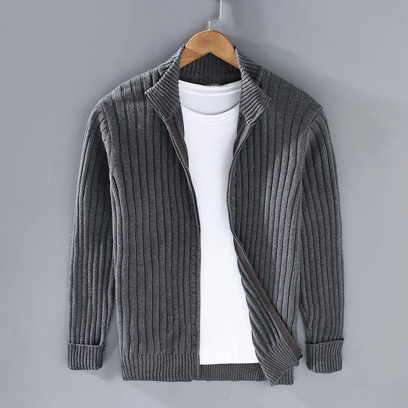 Drune | Merino Zip Strickjacke Für Herren